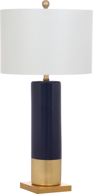 Safavieh Dolce 31-Inch H Table Lamp Navy/Gold 