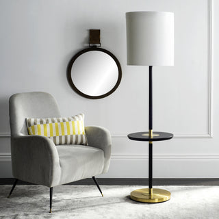 Safavieh Janell 65-Inch H End Table Floor Lamp Black  Feature