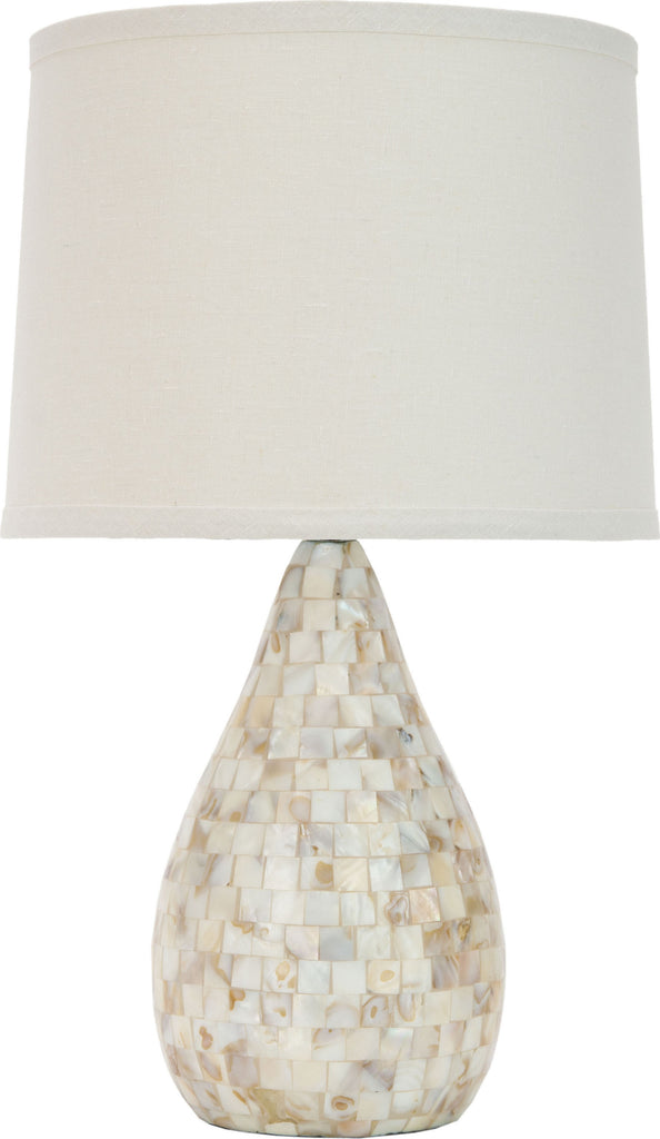 Safavieh Lauralie 205-Inch H Ivory Capiz Shell Lamp main image