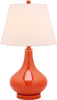 Safavieh Amy 24-Inch H Gourd Glass Lamp Blood Orange main image