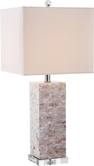 Safavieh Homer 26-Inch H Shell Table Lamp Cream main image