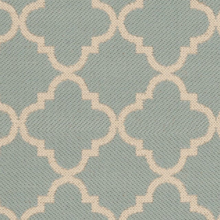 Safavieh Linden LND121K Aqua/Cream Area Rug 