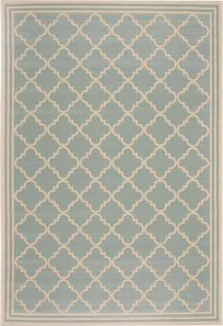 Safavieh Linden LND121K Aqua/Cream Area Rug main image