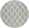 Safavieh Linden LND122K Aqua/Cream Area Rug 