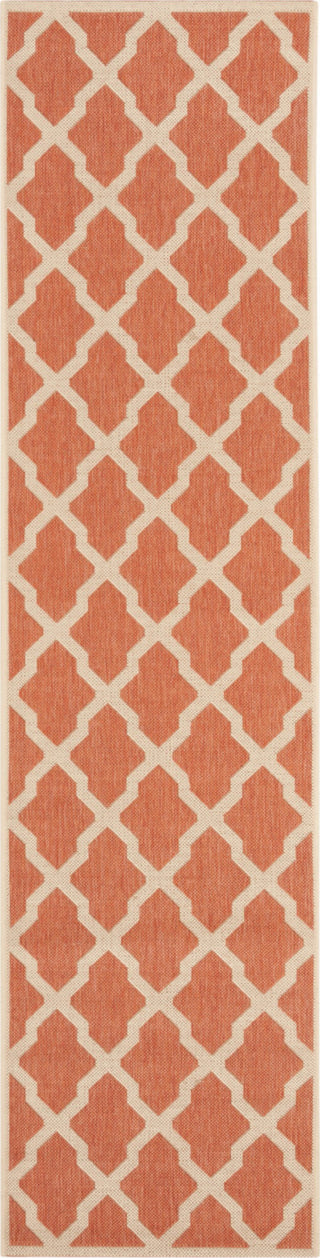 Safavieh Linden LND122P Rust/Creme Area Rug 