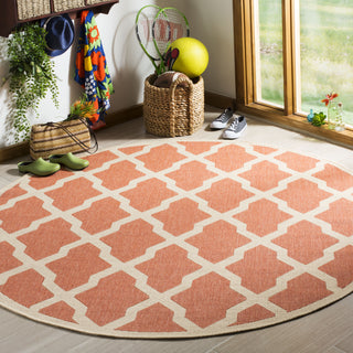 Safavieh Linden LND122P Rust/Creme Area Rug 