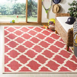 Safavieh Linden LND122Q Red/Creme Area Rug Lifestyle Image Feature