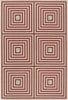 Safavieh Linden LND123Q Red/Creme Area Rug 4' Image