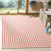Safavieh Linden LND123Q Red/Creme Area Rug Lifestyle Image Feature