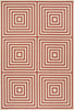 Safavieh Linden LND123Q Red/Creme Area Rug main image