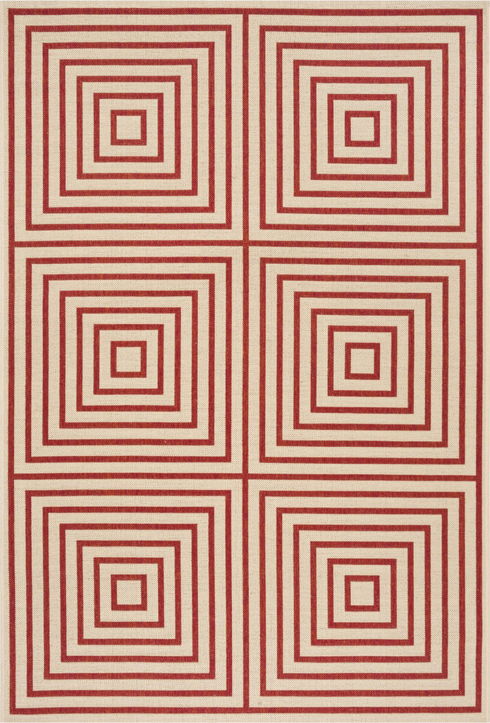 Safavieh Linden LND123Q Red/Creme Area Rug main image