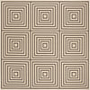 Safavieh Linden LND123U Creme/Brown Area Rug 