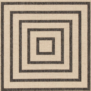 Safavieh Linden LND123Z Creme/Black Area Rug 