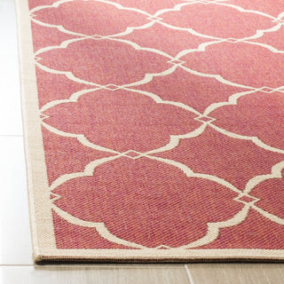 Safavieh Linden LND125Q Red/Creme Area Rug Detail Image