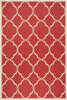 Safavieh Linden LND125Q Red/Creme Area Rug main image