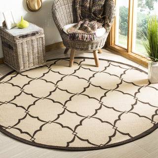 Safavieh Linden LND125U Creme/Brown Area Rug 