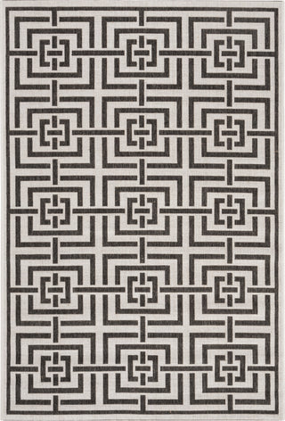 Safavieh Linden LND128A Light Grey/Charcoal Area Rug 