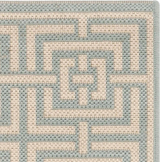 Safavieh Linden LND128K Aqua/Cream Area Rug 