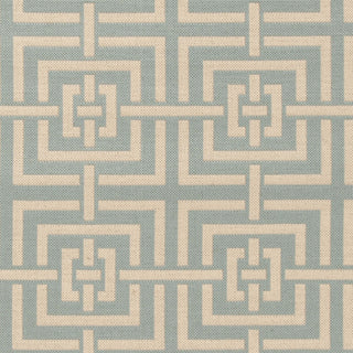 Safavieh Linden LND128K Aqua/Cream Area Rug 