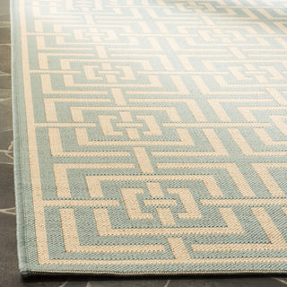 Safavieh Linden LND128K Aqua/Cream Area Rug 