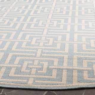 Safavieh Linden LND128K Aqua/Cream Area Rug 