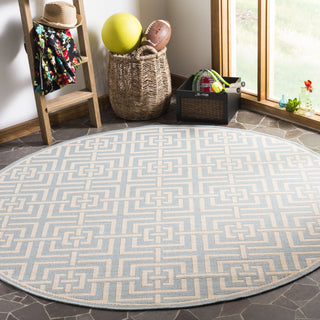 Safavieh Linden LND128K Aqua/Cream Area Rug 