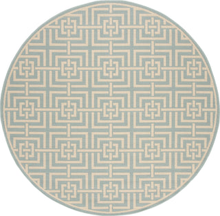 Safavieh Linden LND128K Aqua/Cream Area Rug 