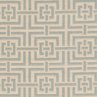 Safavieh Linden LND128L Cream/Aqua Area Rug 