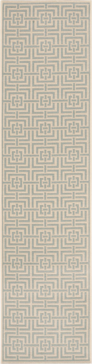 Safavieh Linden LND128L Cream/Aqua Area Rug 