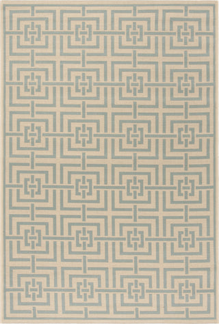 Safavieh Linden LND128L Cream/Aqua Area Rug main image