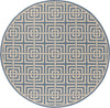 Safavieh Linden LND128M Blue/Creme Area Rug 