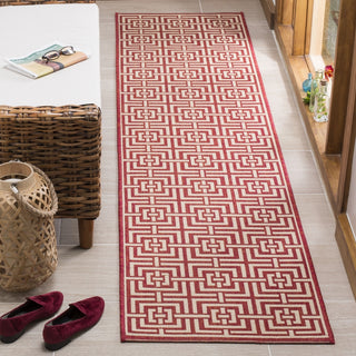 Safavieh Linden LND128Q Red/Creme Area Rug Lifestyle Image