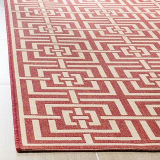 Safavieh Linden LND128Q Red/Creme Area Rug Detail Image