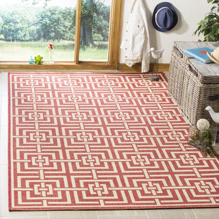 Safavieh Linden LND128Q Red/Creme Area Rug Lifestyle Image