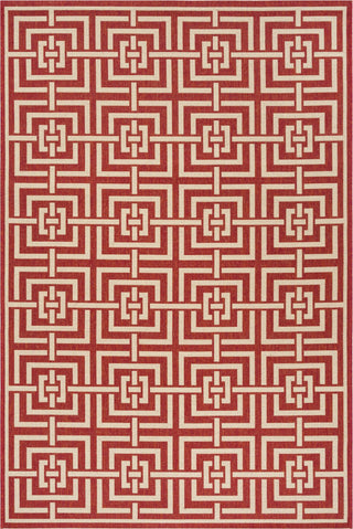 Safavieh Linden LND128Q Red/Creme Area Rug main image