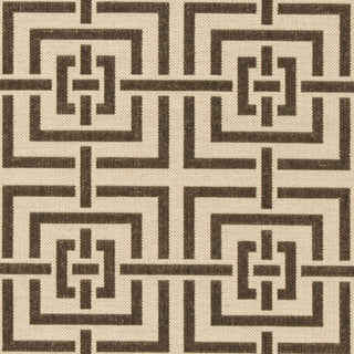 Safavieh Linden LND128U Creme/Brown Area Rug 