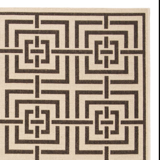 Safavieh Linden LND128U Creme/Brown Area Rug 