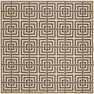 Safavieh Linden LND128U Creme/Brown Area Rug 