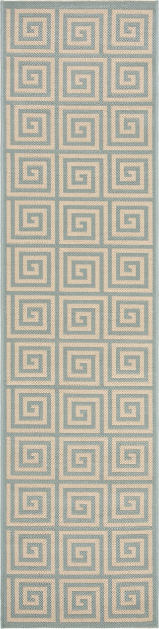 Safavieh Linden LND129L Cream/Aqua Area Rug 