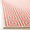 Safavieh Linden LND129Q Red/Creme Area Rug Detail Image