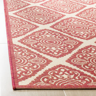 Safavieh Linden LND132Q Red/Creme Area Rug Detail Image