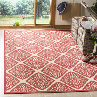 Safavieh Linden LND132Q Red/Creme Area Rug Lifestyle Image Feature