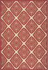 Safavieh Linden LND132Q Red/Creme Area Rug main image