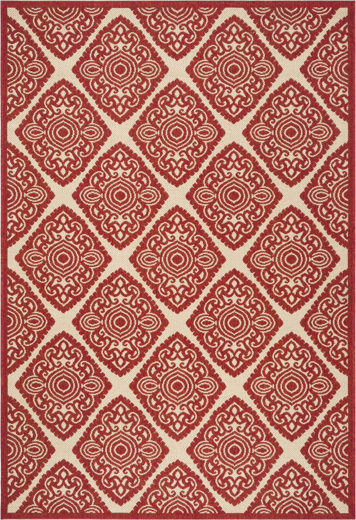 Safavieh Linden LND132Q Red/Creme Area Rug main image