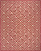 Safavieh Linden LND132Q Red/Creme Area Rug Main Image