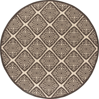 Safavieh Linden LND132U Creme/Brown Area Rug 