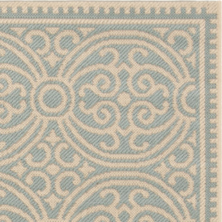 Safavieh Linden LND134L Cream/Aqua Area Rug 