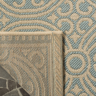 Safavieh Linden LND134L Cream/Aqua Area Rug 