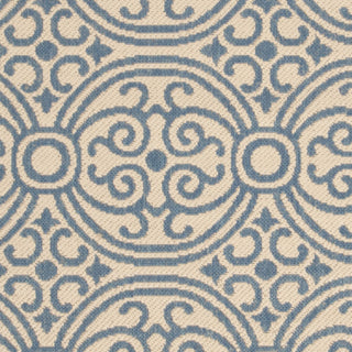 Safavieh Linden LND134M Blue/Creme Area Rug 