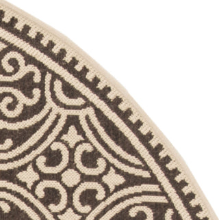 Safavieh Linden LND134U Creme/Brown Area Rug 